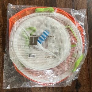 NEW Retired Ikea Kusiner Mesh Hanging Storage 5 tier white orange blue green